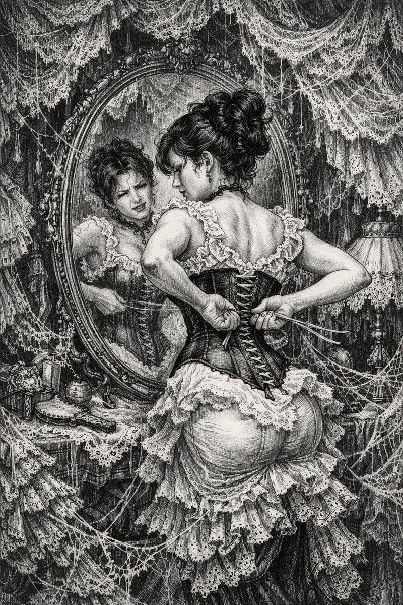 boiledkeyboard's tweet photo. QT your Punctum [1/7] #AIArt #Grok #Punctum  "Le Frou-Frou." That single phrase captivated me.

Starting from this one term, I deep-dived into the timeline of fashion.

I realized that understanding the "noise" of the past is the only way to decode the "style" of the present.

I projected this transition—from the complex layers of 1900 to the liberation of 1926 🧵