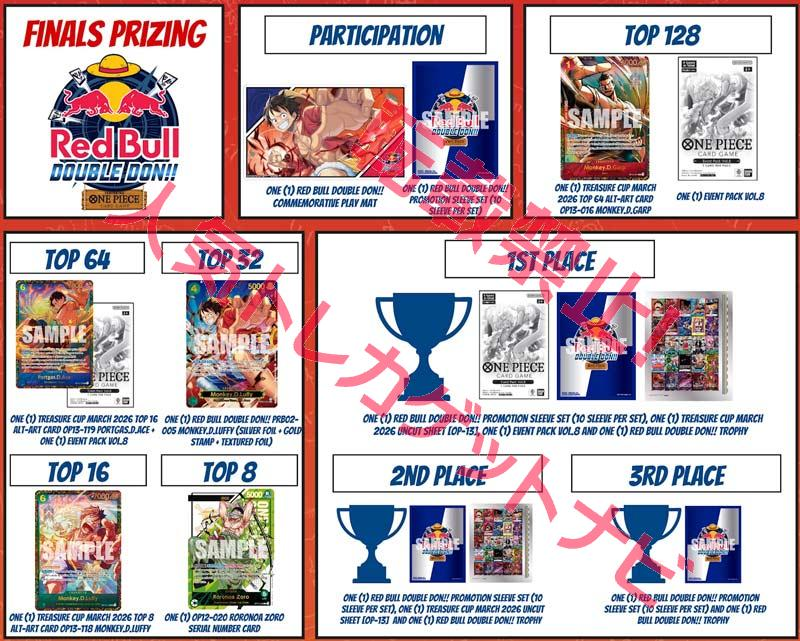 ONE PIECEカードゲーム Red Bull コラボ DON!カード プロモ ONE PIECE - ONE PIECEカードゲーム Red Bull コラボ DON!カード