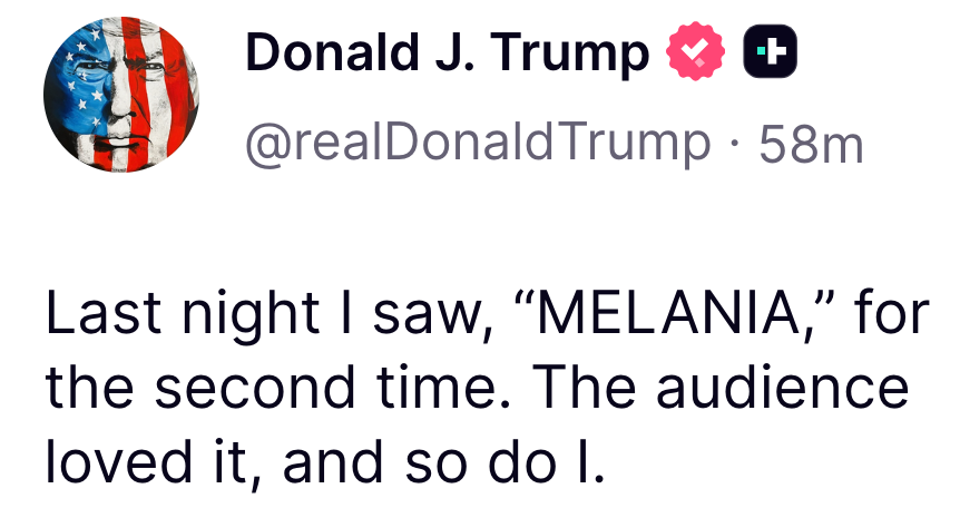 ratlimit's tweet photo. I really enjoyed reading this without knowing that “Melania” is the title of a film https://t.co/Korh5iXZGa
