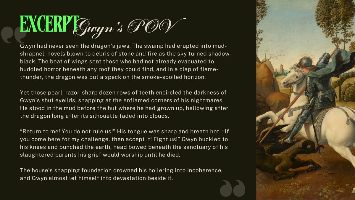 TO GIVE UP OUR GHOSTS is complete at 98k words with:

💕 The dual-POV romance and literary prose of THE EVERLASTING
⚔️ The mortals vs. gods clash of THE KNIGHT AND THE MOTH
✨ Hard magic, sword combat, and alternate worlds
🐲 A princess, knight, and dragon

#questpit #Q #RF #A