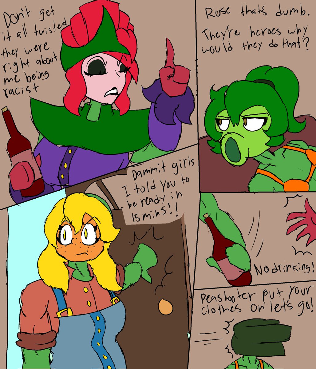 A doodled pvz story. Botanical beauty part 1 and 2
#pvz