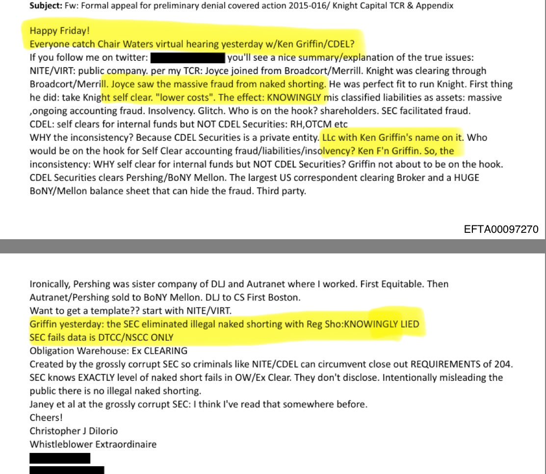 Interesting that this was in the Epstein Files dump. 

“Ken Griffin KNOWINGLYLIED” Naked Shorting. #KenGriffinLiedUnderOath 

#EpsteinFiles $GME $AMC 🦍

justice.gov/epstein/files/…