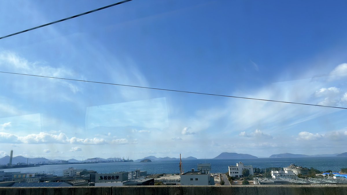 瀬戸内海を渡った