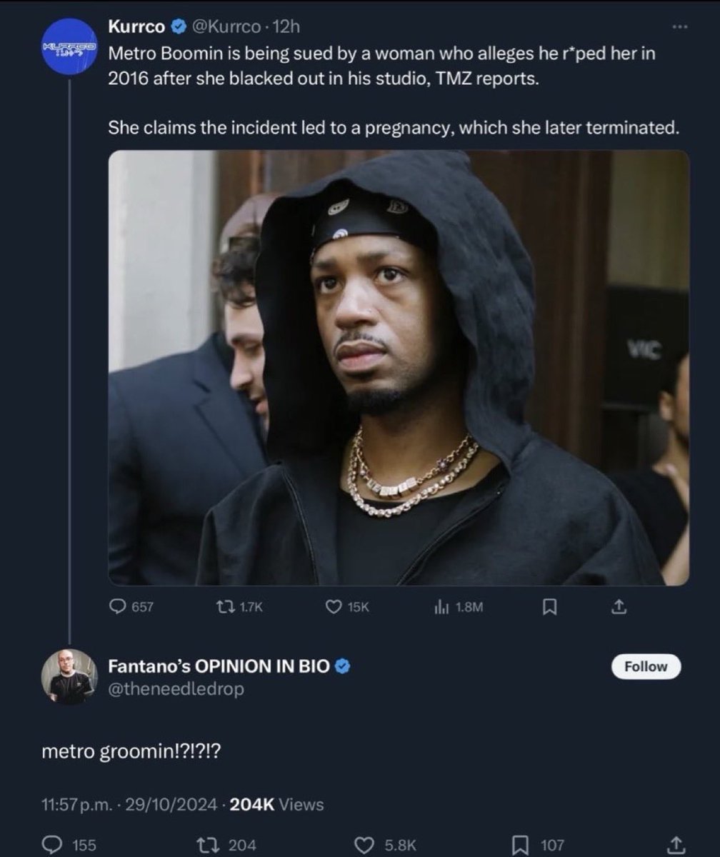 Marsspace17_'s tweet photo. Anthony Fantano will make all sorts of gross rape jokes and disrespect victims if it’s an artist he dislikes who did some evil. But when it’s someone he likes he’ll throw a pity party for himself and turn off replies like a coward. This man is complete trash and has no integrity. https://t.co/WI5kSklv38