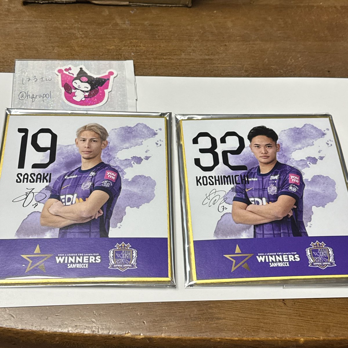 交換譲渡】サンフレッチェ ルヴァンカップ優勝記念プレイヤーズミニ