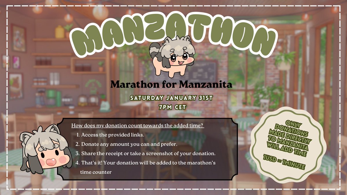 Ok, i will share this information translated, so English speakers can also understand this announcement.

As many of you know <a href="/CrManzana/">Cristina Manzanita 🦝🐔 VGEN COMM OPEN</a> has been hospitalized since Tuesday. Fortunately her health is stable, but as a result she'll have extra expenses. That's why we are organizing