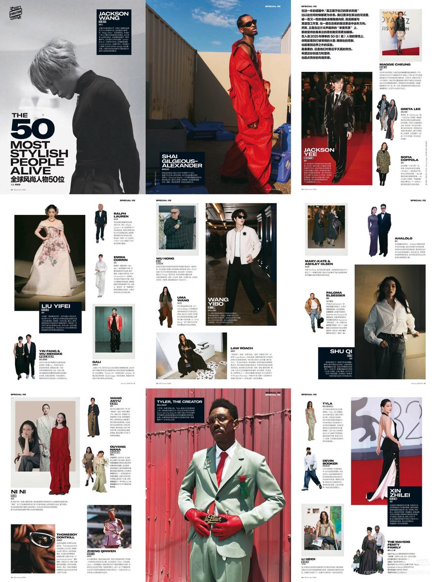 Congrats!🎉 #WangYibo featured in GQ China Magazine "The 50 Most Stylish People Alive"

"Wang Yibo always manages to infuse the street style into luxurious tweed, creating contradictory aesthetic where aristocratic gentleman &amp; cool kid coexist. His style doesn't need any+