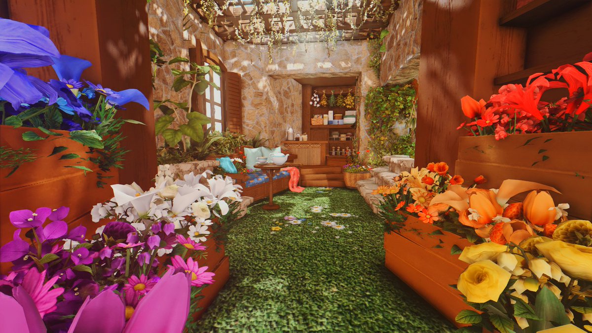 Lydia_s88's tweet photo. #FF14お花屋さん #FF14_Jasper　
スタジオじゃないけど自分のお店です🌷
最近あんまり営業できてないので開放？します！
植物多めなハウジングです🍀
雑談・SSなどご自由にご利用ください😊✨
お花やアクセサリー、チャイ��ラぺもご連絡いただければご用意します🩷
🏠住所 マンドラ ラベ21-32 https://t.co/iL8TQyk8vz