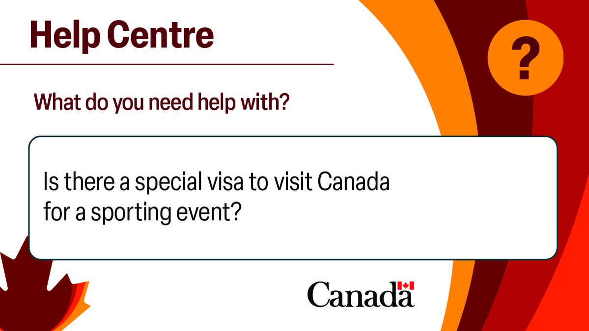 CitImmCanada's tweet image. Q: Is there a special FIFA visa to visit Canada?

A: No, there’s no special visa for visitors coming to Canada for the FIFA World Cup 2026™. You should apply as early as possible for your regular visitor visa or electronic travel authorization (eTA). Having FIFA tickets doesn’t…