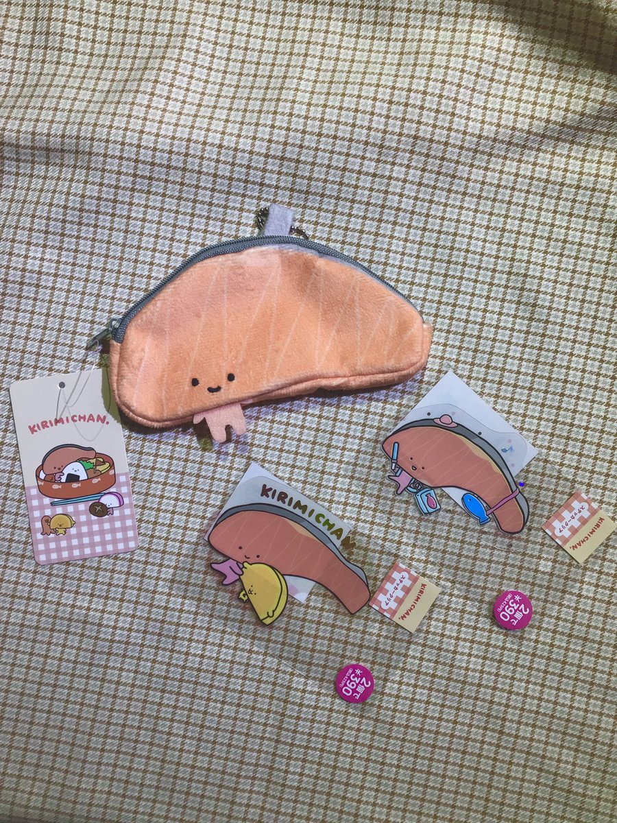 🧡新商品🧡

大人気商品「KIRIMIちゃん」
・ダイカットポーチ
・クリアステッカー
入荷致しました🐡

店頭にてお待ちしております🎀💭