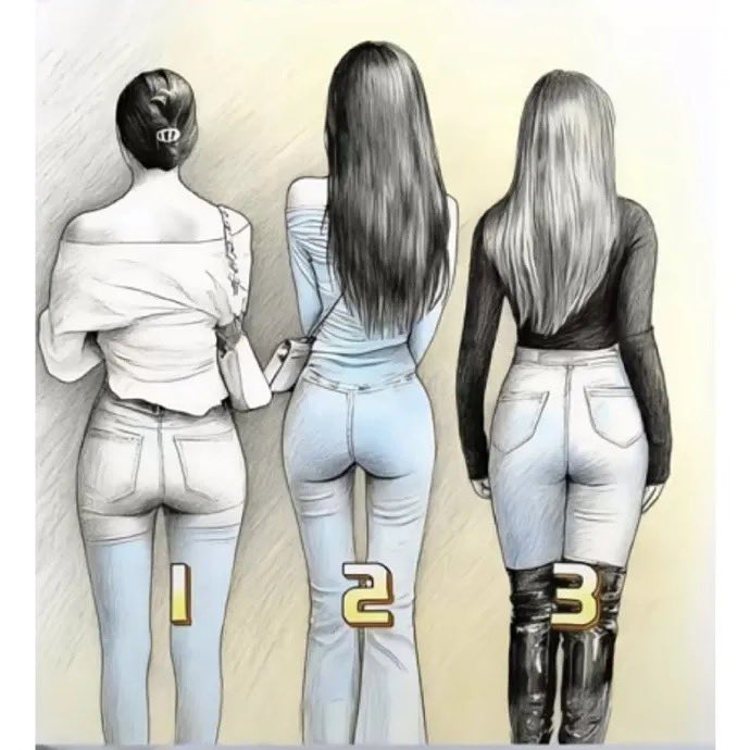 뒷모습만 보고 한분을 고르신다면
여러분은 어떤 취향이셔요? 🤔