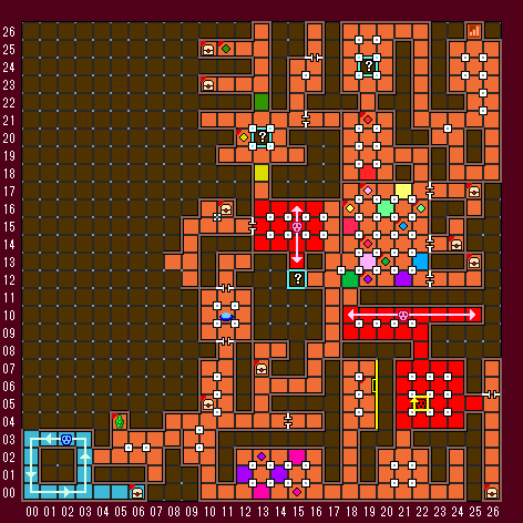 ウィズダフネ グアルダ城塞 6区 マッピング更新 5区に比べるとFOE