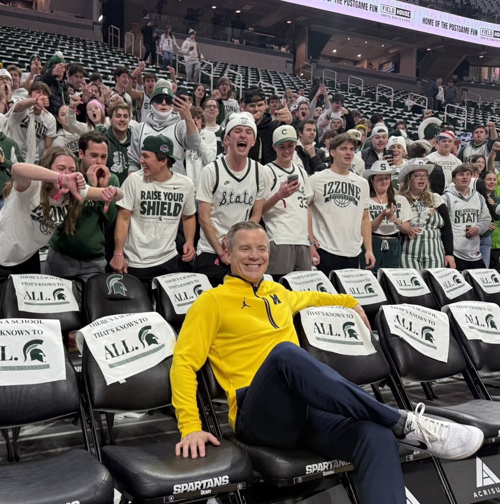 There are so many schools and fans that talk so much shit before games start and then go completely dark when they lose.  That’s why I love being a Michigan Man. We always do our talking on the scoreboard. That’s the Michigan Man way  #GoBlue