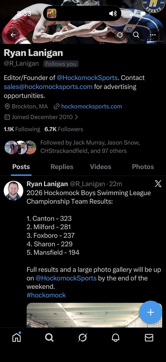 CantonAthletics's tweet image. Congrats to Boys Swim- Undefeated Dav Champions AND. Hockomock League Meet Champs by 40
points!!! #rolldogs💚💚