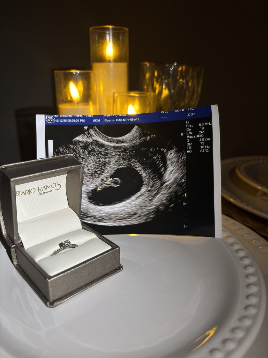 Empecé el año un poco fuerte💍🍼…