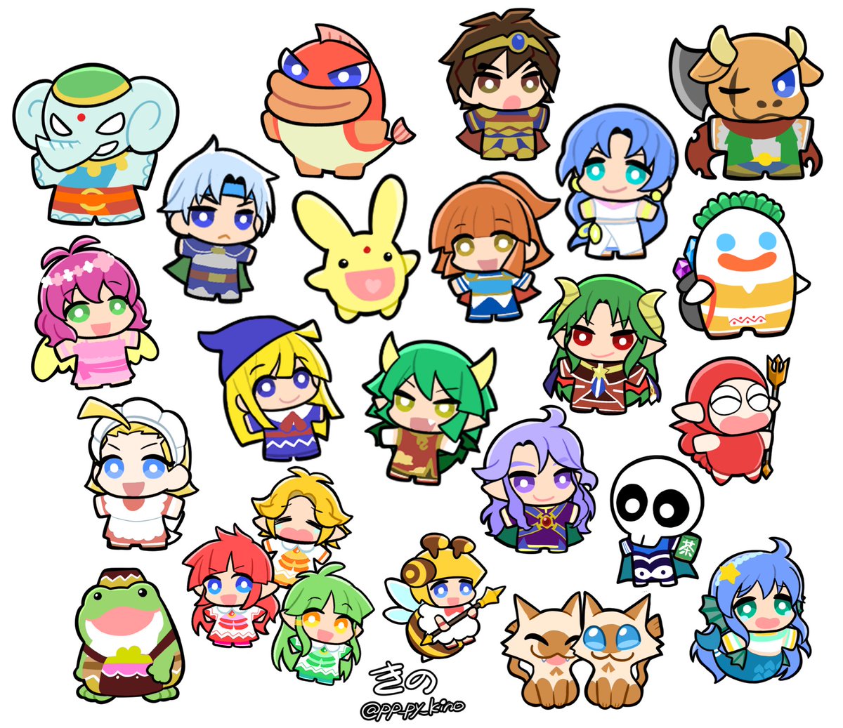 ちいさないのちを全キャラ描くぞvol.1