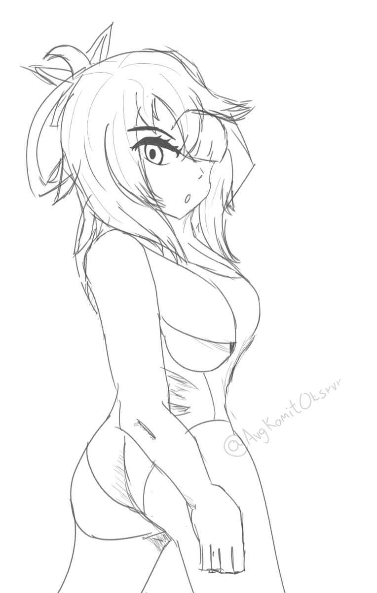 AvgKamitObsrvr's tweet photo. Rixia sketch cause you fuckers can't stop talking about her https://t.co/VXQbsXYGkP