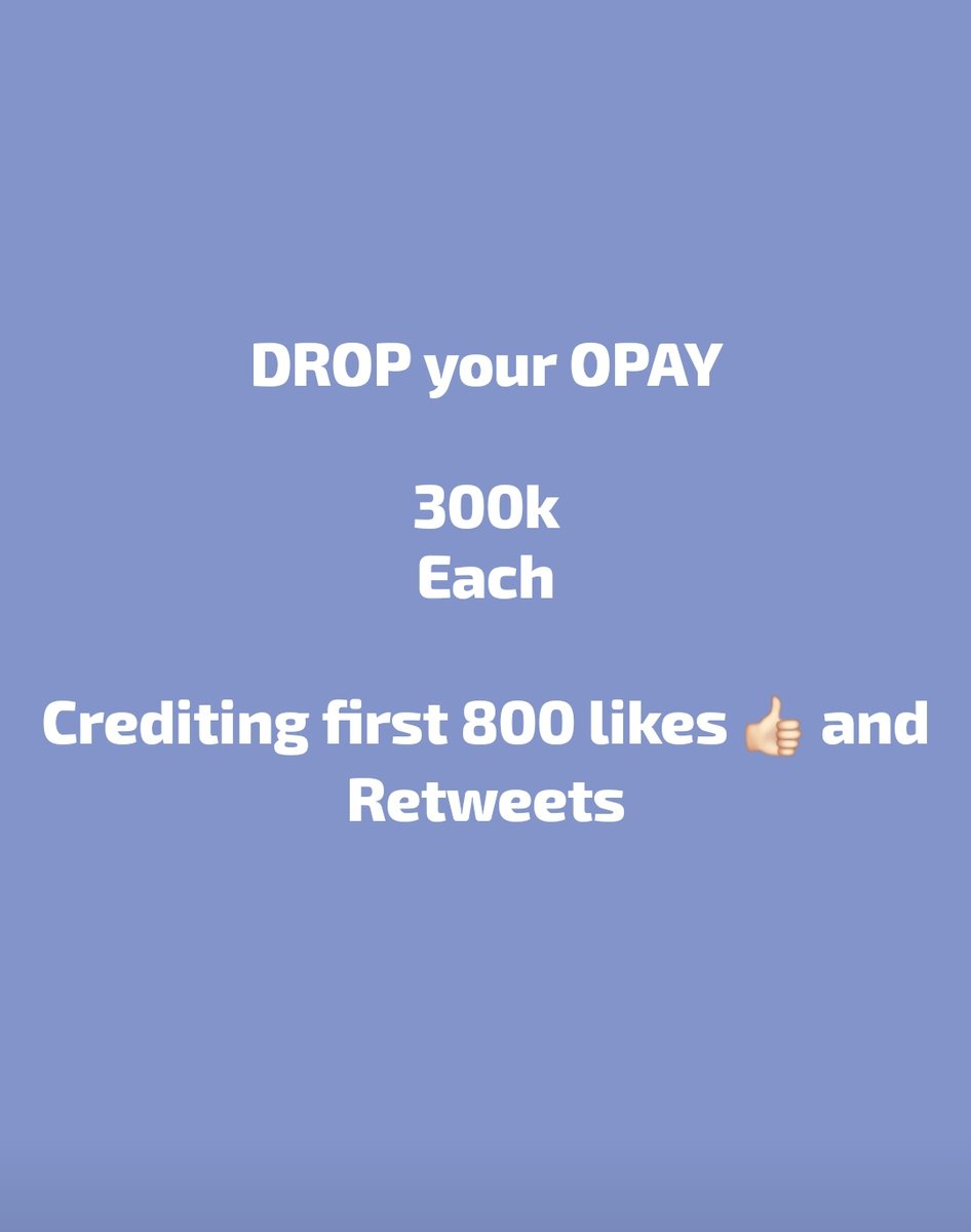 Jowizazaa_gives's tweet image. Happy weekend 👍🏻GM winners.  Let's go

Rt and Follow @KingMAZI_Tunde...