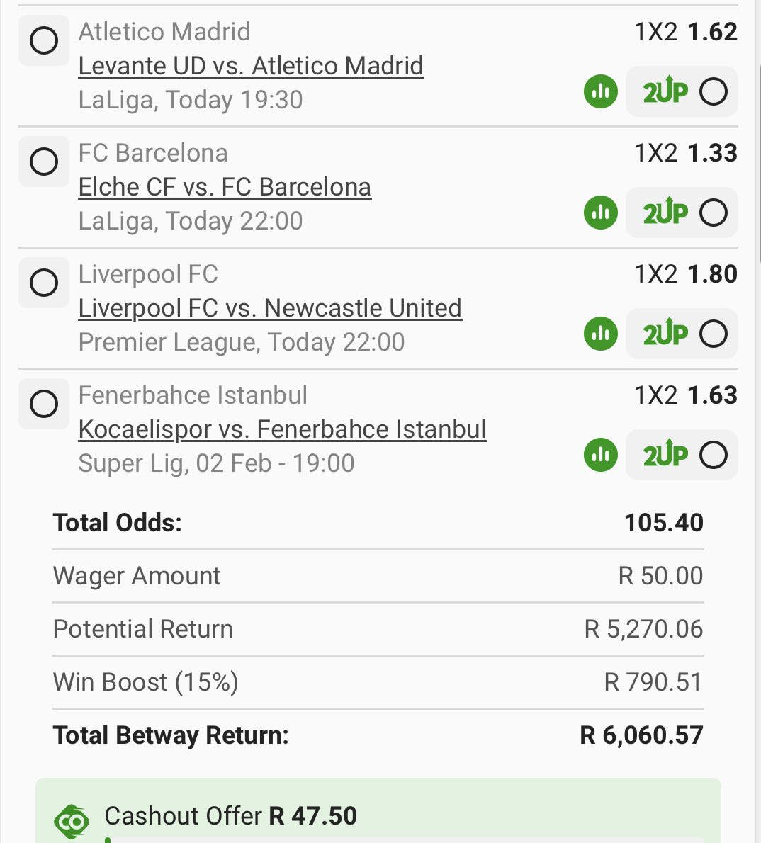 Straight wins ✅🔥
Selected Best ✅🔥
Booking Code 👉 BW376904CE