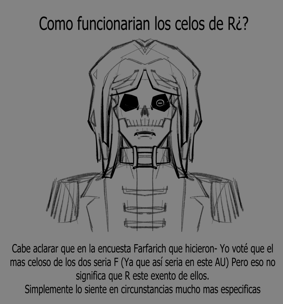Michuli12's tweet photo. Ya me estoy pasando de copión... yo tambien quise hablar de como funcionarian los celos de R (Iván perdon, te choreo todas las ideas)

#FarfarichAnkAU (Pondré solo este # pq capaz luego borro eto DSAJKDASHK) Mañana hago la versión de F https://t.co/mXByIVxpzE