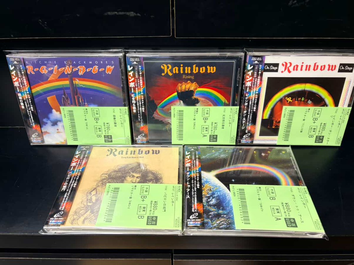 Dream Theater CD6枚セット 新着中古情報💿】 DREAM THEATERのオフィシャルブートレグやRAINBOWの