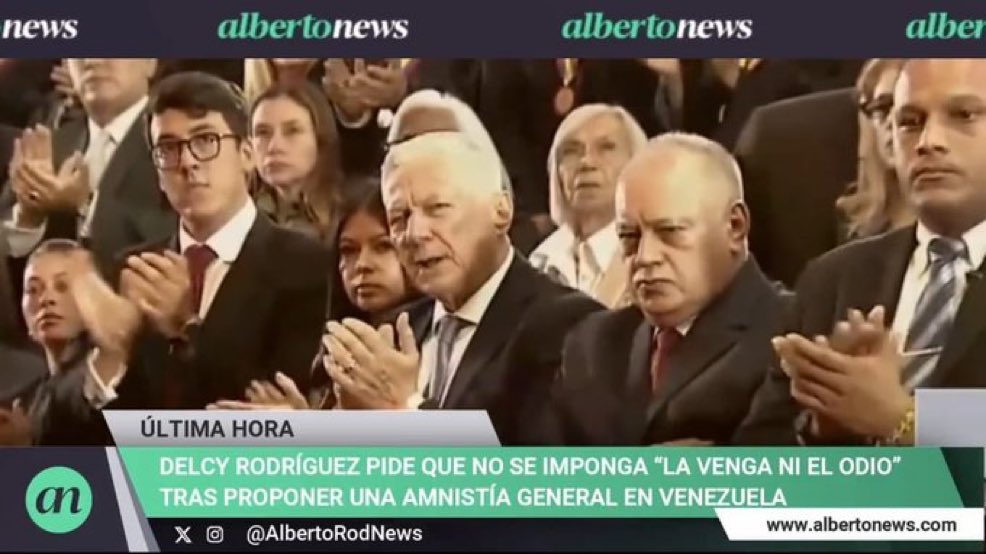 El que estaba contentísimo con la amnistía general es Diosdado Cabello.
