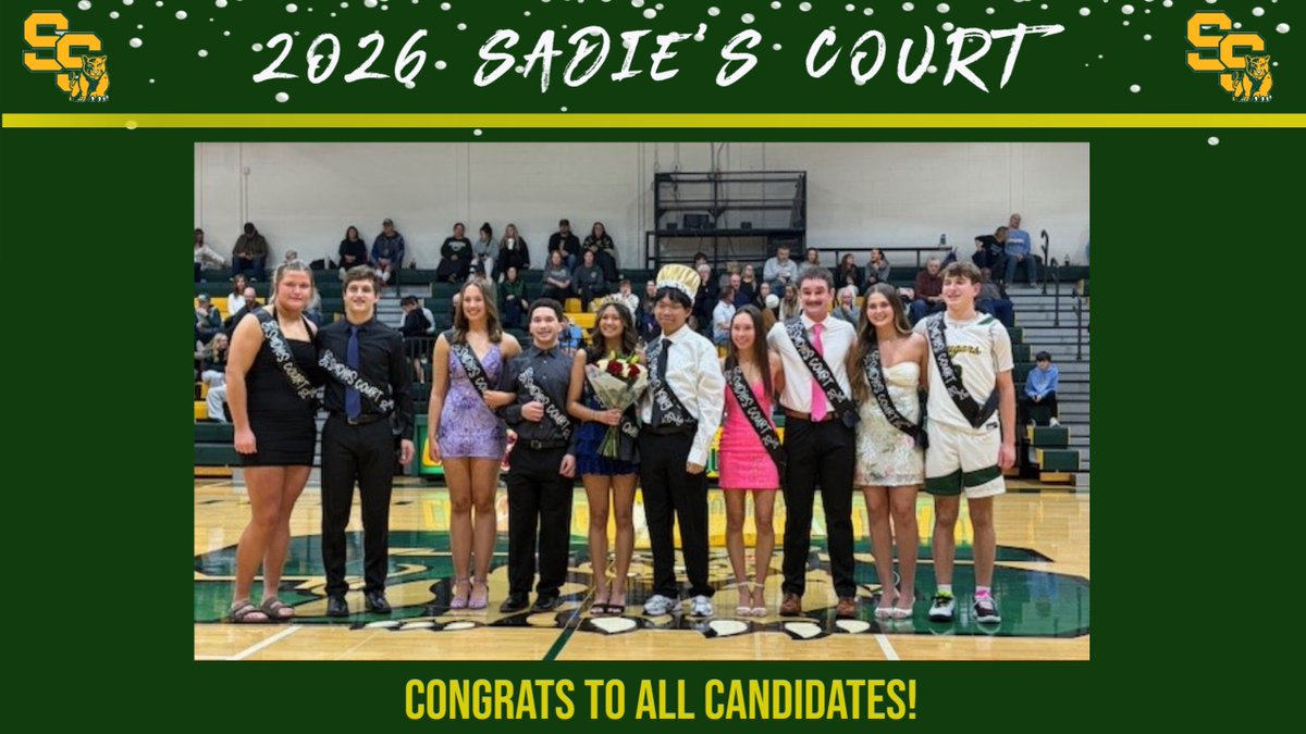 SouthCougars's tweet photo. Congrats to Mya Butsanoy and Phanuwat In, 2026 Sadie's Queen and King! https://t.co/ev3t0plFQM
