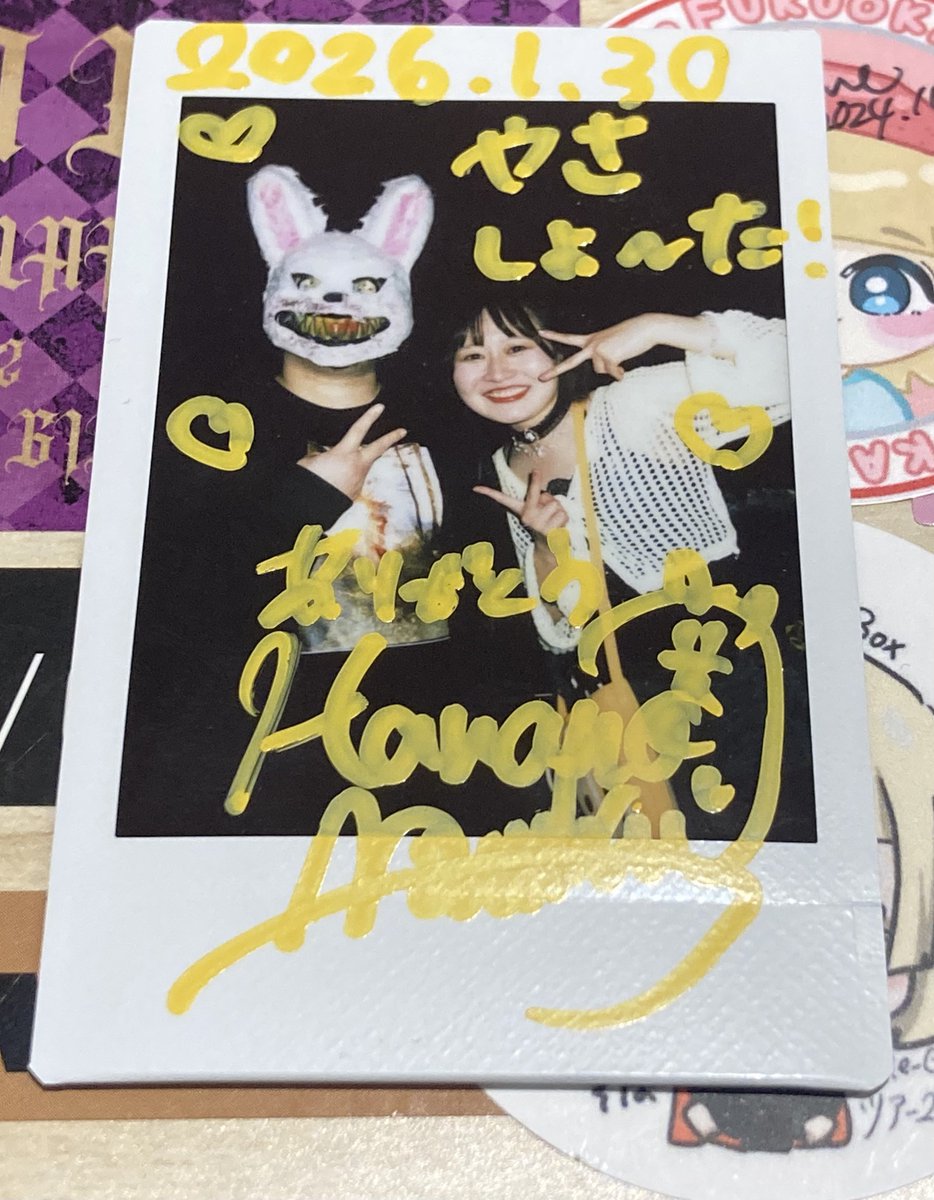 ぽんちゃんとチェキ撮りました📸 某公園で鍛えた謎の遊具でムキムキの