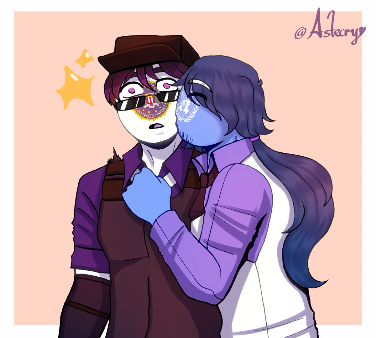 Aster365's tweet photo. Primera vez haciendo este ship jshsg

#countryhumans #countryhumansfbi
#countryhumansonu https://t.co/R47gXttzDY