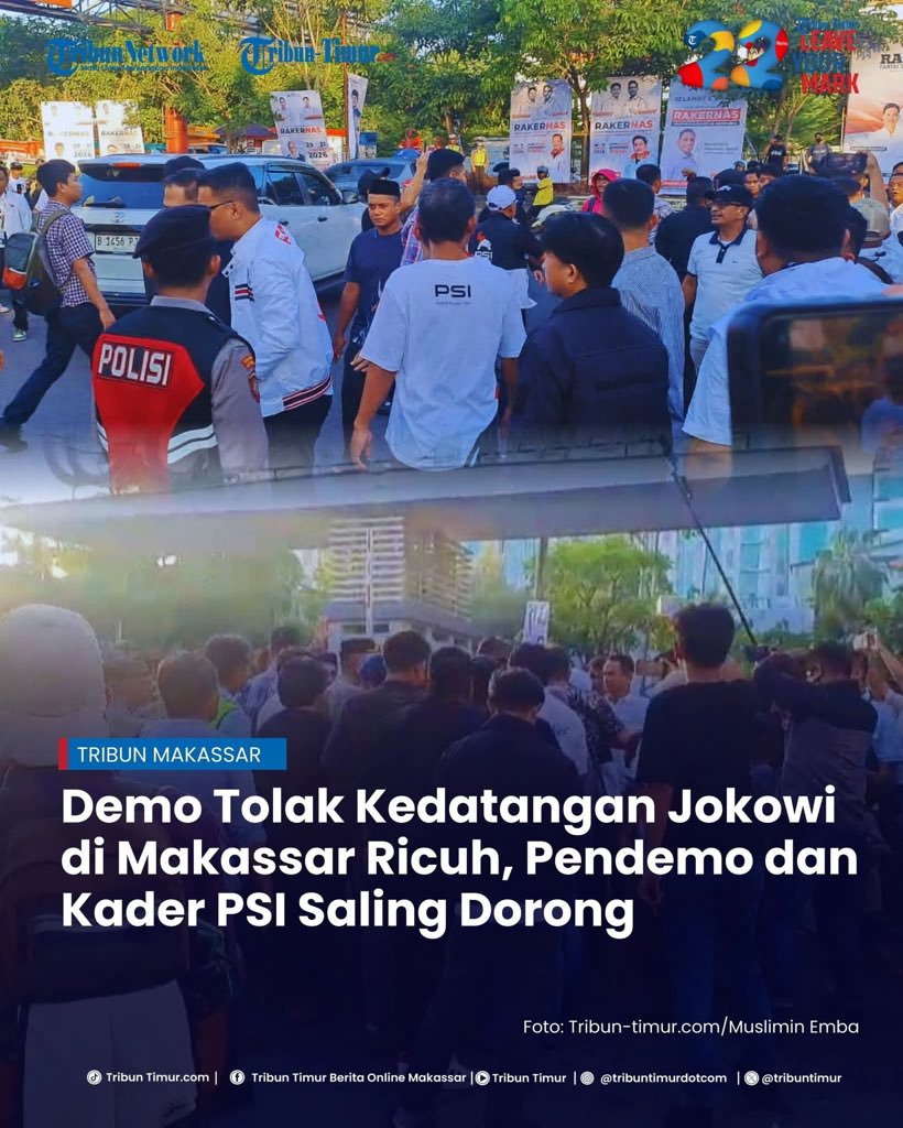 Anak__Ogi's tweet image. Menyambut kedatangan Jokowi si tukang tipu rakyat.

Ini Makassar bro @DedynurPalakka .🫵😂🤣