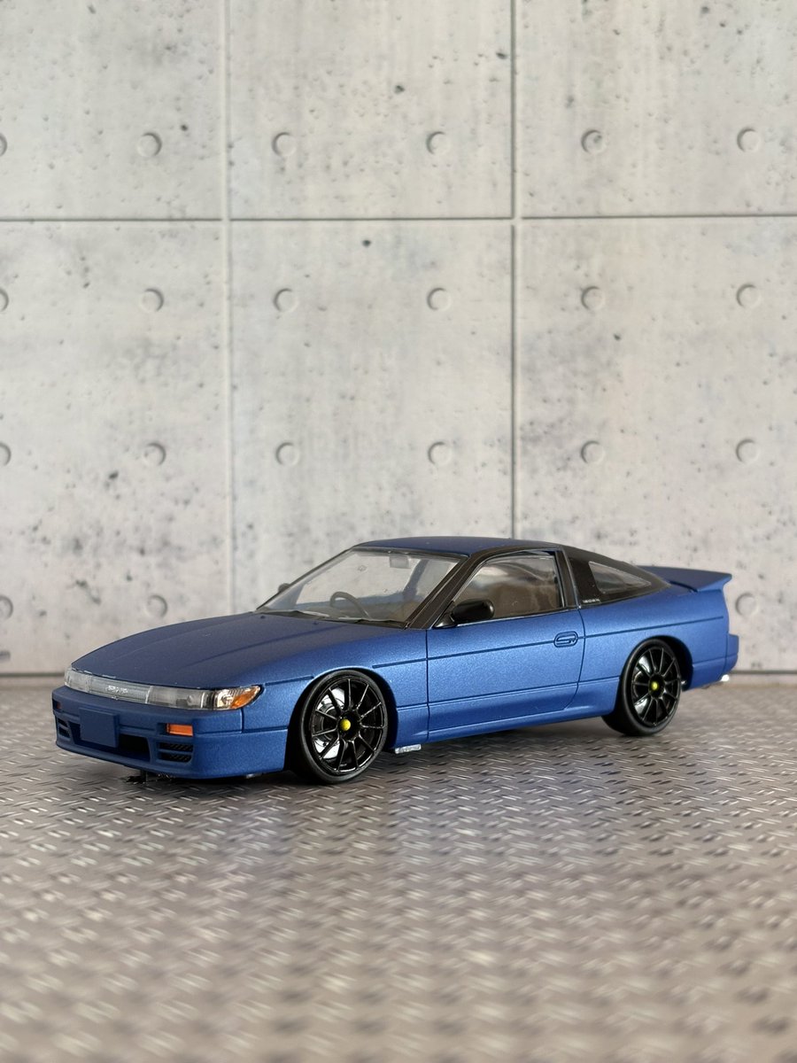 【New Arrival】
Nissan Sileighty
based Aoshima RAKU-PRA 1/32
#slotcar #スロットカー #楽プラ 
#シルエイティ