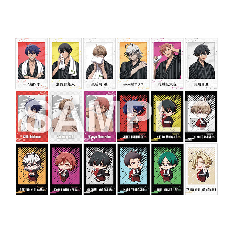 GK Storeにて通販実施中！ 桃源暗鬼×極楽湯 RAKU SPA チェキ風