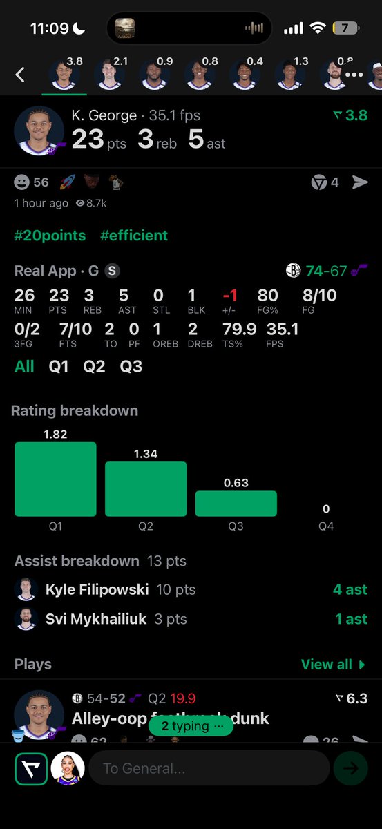 FrancoMastanARG's tweet image. This bozo keyonte George missed 3 free throws on purpose knowing he was told to go under 30 by the coaches and casino tonight… this is just robbery. 19 at ht and stuck at 23 now… absolute joke