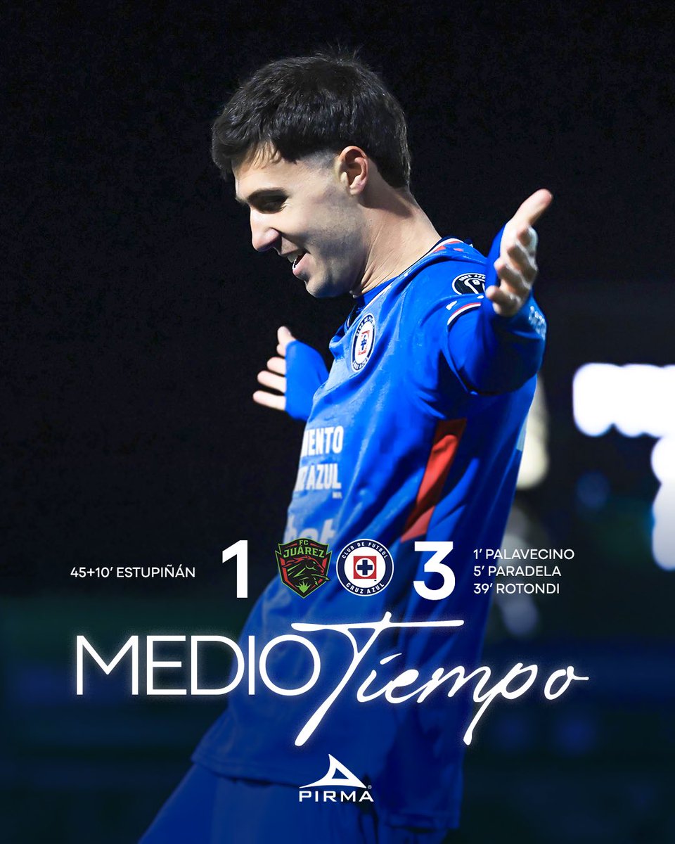 CruzAzul's tweet image. MEDIO TIEMPO EN LA FRONTERA.