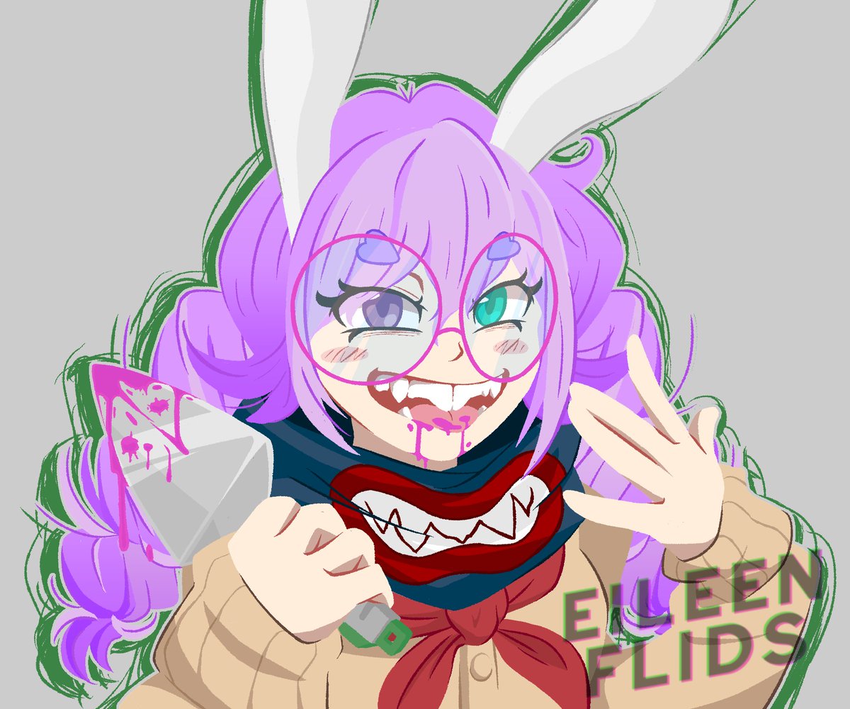 Hace ya como semana y media fue el cumpleaños de la coneja mas divertida de este lado del Mississippi <a href="/TewiDesu/">てゐで す T e w i D e s u☄️🌑</a>, y le regale este dibujo de ella como Toga (si le di esto a tiempo nomas no lo publicaba porque no tenia un "fondo")... y así

Hashtag Esto no es un #DibujoLunar