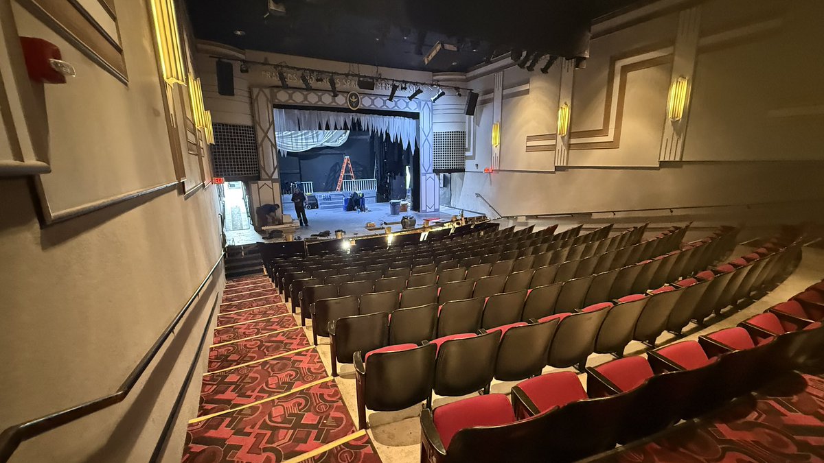 Office for the day. The Palace in Georgetown suffered major damage after this past weekends ice storm