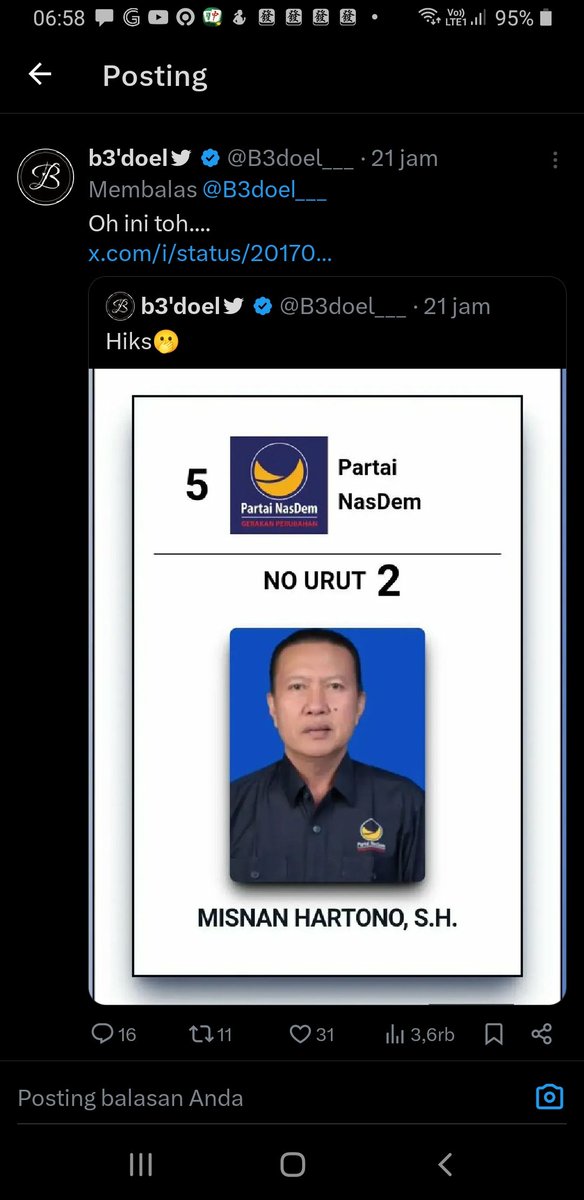DiJe_Husin's tweet photo. @KangManto123 Klo sdh jambret ga susah lagi ya?
Ide cemerlang https://t.co/dlPZtG36Kh