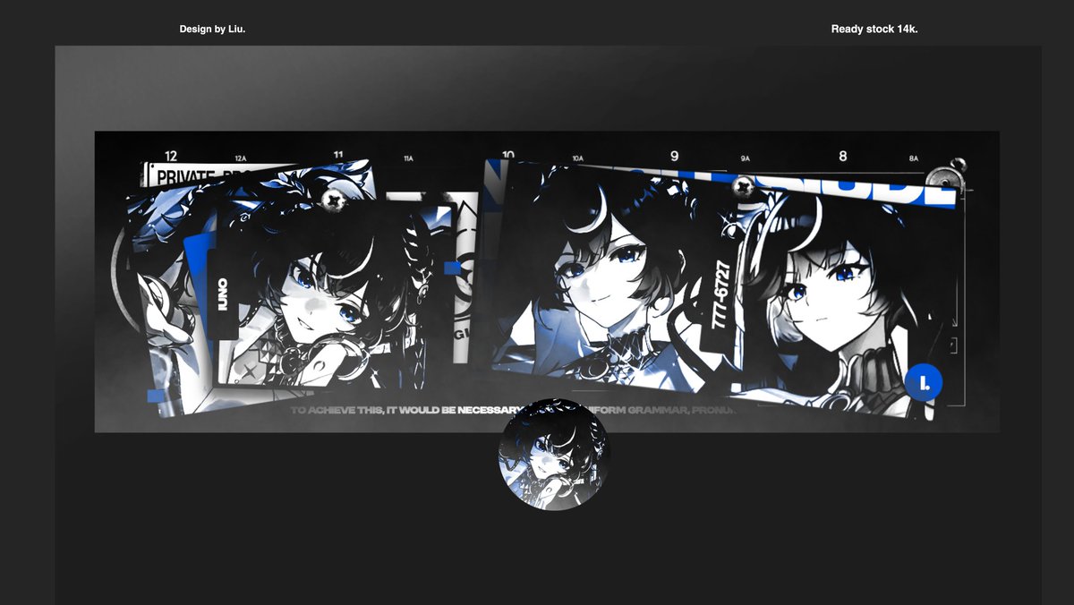 salno's tweet image. Help repost. 

Layout ready stock anime 2D game diskon cs harganya jadi 7k/ea (QRIS) yuk jajan kak! Bisa kontak di bio ya. 🥳

#zonauang