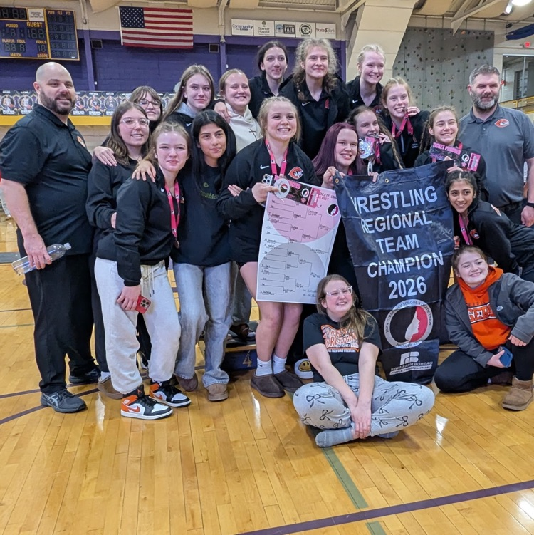 TigerVisionCHS's tweet photo. Congratulations to our Carroll Tigers Girls Wrestling Team crowned 2A Region 7 Champions!! Way to represent!! https://t.co/ixTFgJokvC