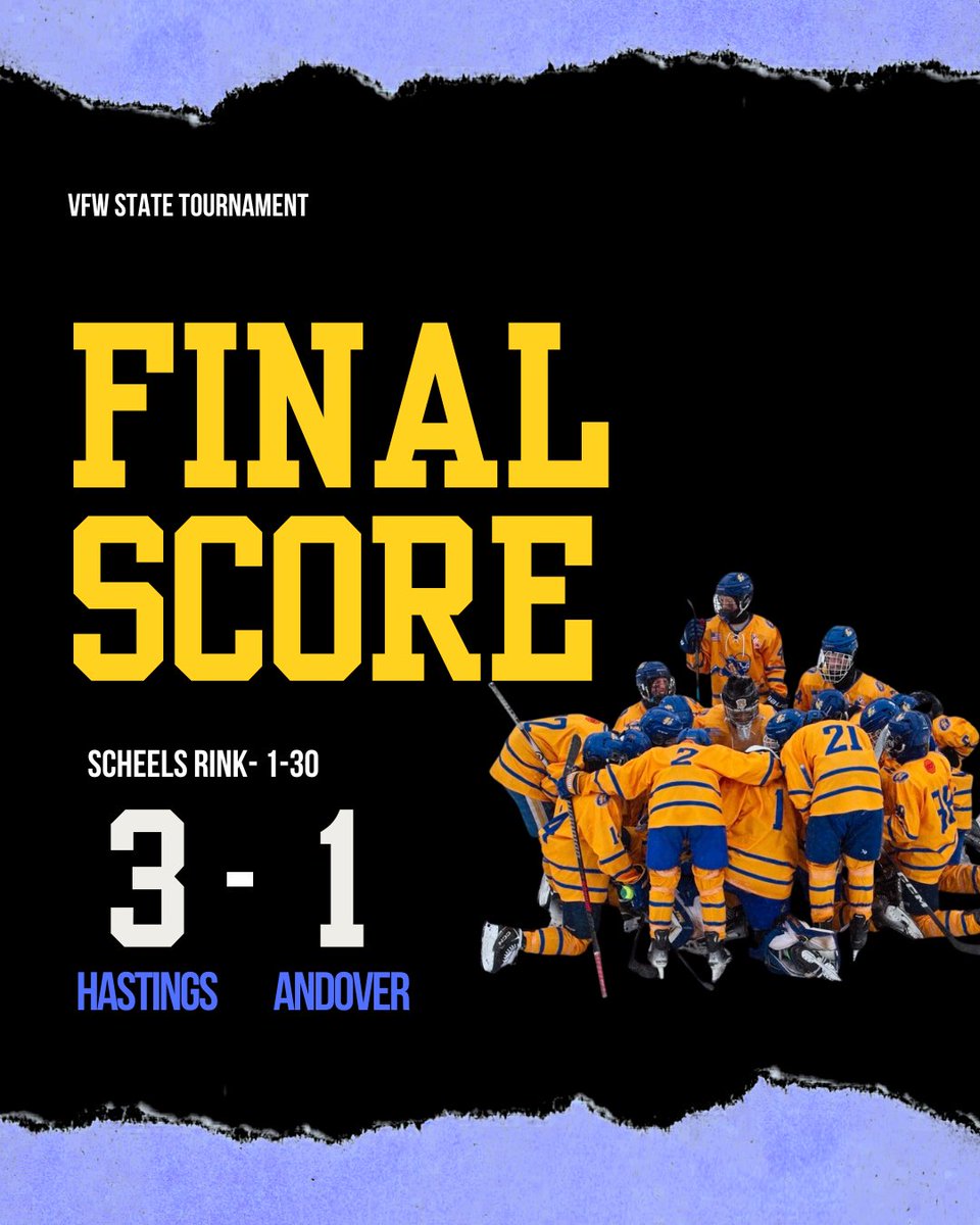 HastingsBantamA's tweet photo. Raiders take Game 1. Hell Yeahs to Erickson, Rasmussen, Meier, and Gelhar. Game Chain to Gelhar.
Back at it tomorrow for Game 2 and Game 3 of the MN VFW State Tournament.
#GoRaiders #FULLICE https://t.co/ifllxoyafU
