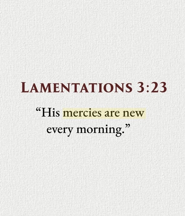 The__Bible7's tweet photo. Lamentations 3:23 https://t.co/DNtFFH94JB