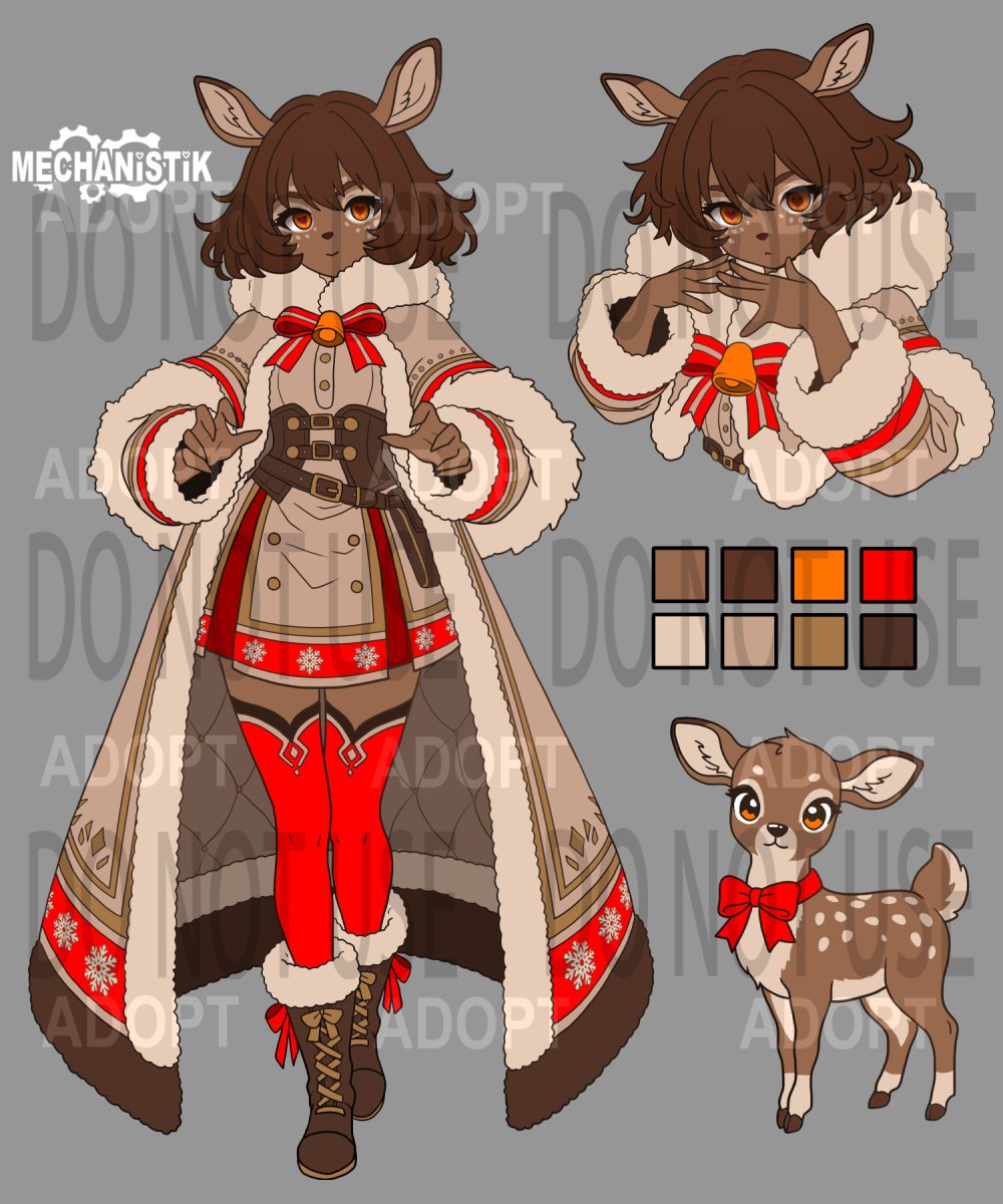 these cute adopts are still for sale on my vgen, and they are now discounted in price. ♡
♡ price: $50 usd (personal use)
♡ +$50 usd (commercial use)
♡ you can buy them on my vgen (link below ⬇️)

#adopt #adoptable