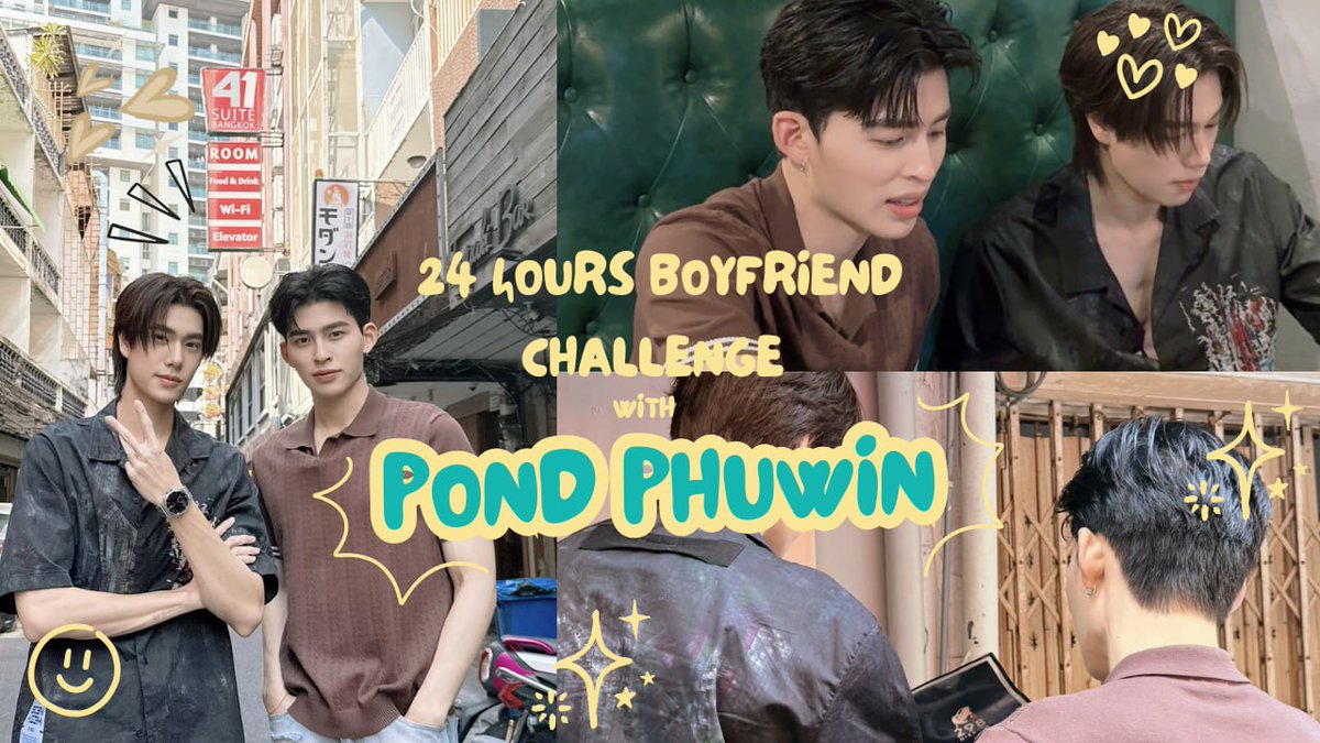 jeongav's tweet image. 24 Hours Boyfriend Challenge — #pondphuwin au 

" is it still a challenge or more?"