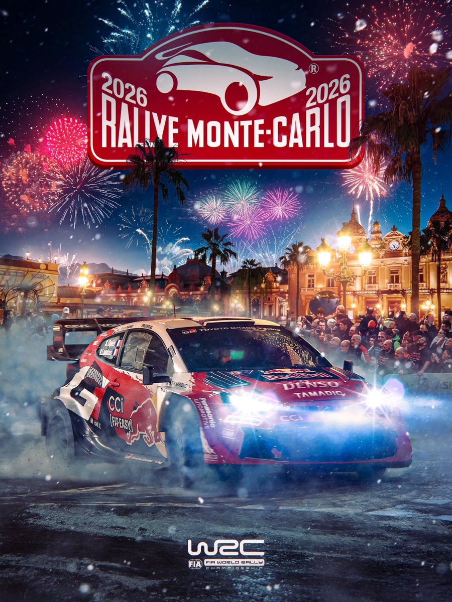 OfficialWRC's tweet image. Clear your schedule. It’s THAT week 🤩

🎨 ShortyVisuals / 📸 Sophie Graillon

#WRC | #RallyeMonteCarlo 🇲🇨