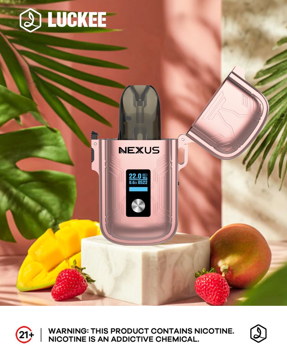 ✨ NEXUS OPEN POD SYSTEM
🔥 Customizable Power (5–30W)
🎛️ Button-Adjustable Voltage
📺 TFT Screen + LED Indicator
🔋 850mAh Built-in Battery
💧 2ml / 4ml Pod Options
⚡ Multiple Coil Options
0.4Ω | 0.6Ω | 0.8Ω
#NexusPod #OpenPodSystem #SmartVaping #AdjustablePower #VapeTech 💥💨