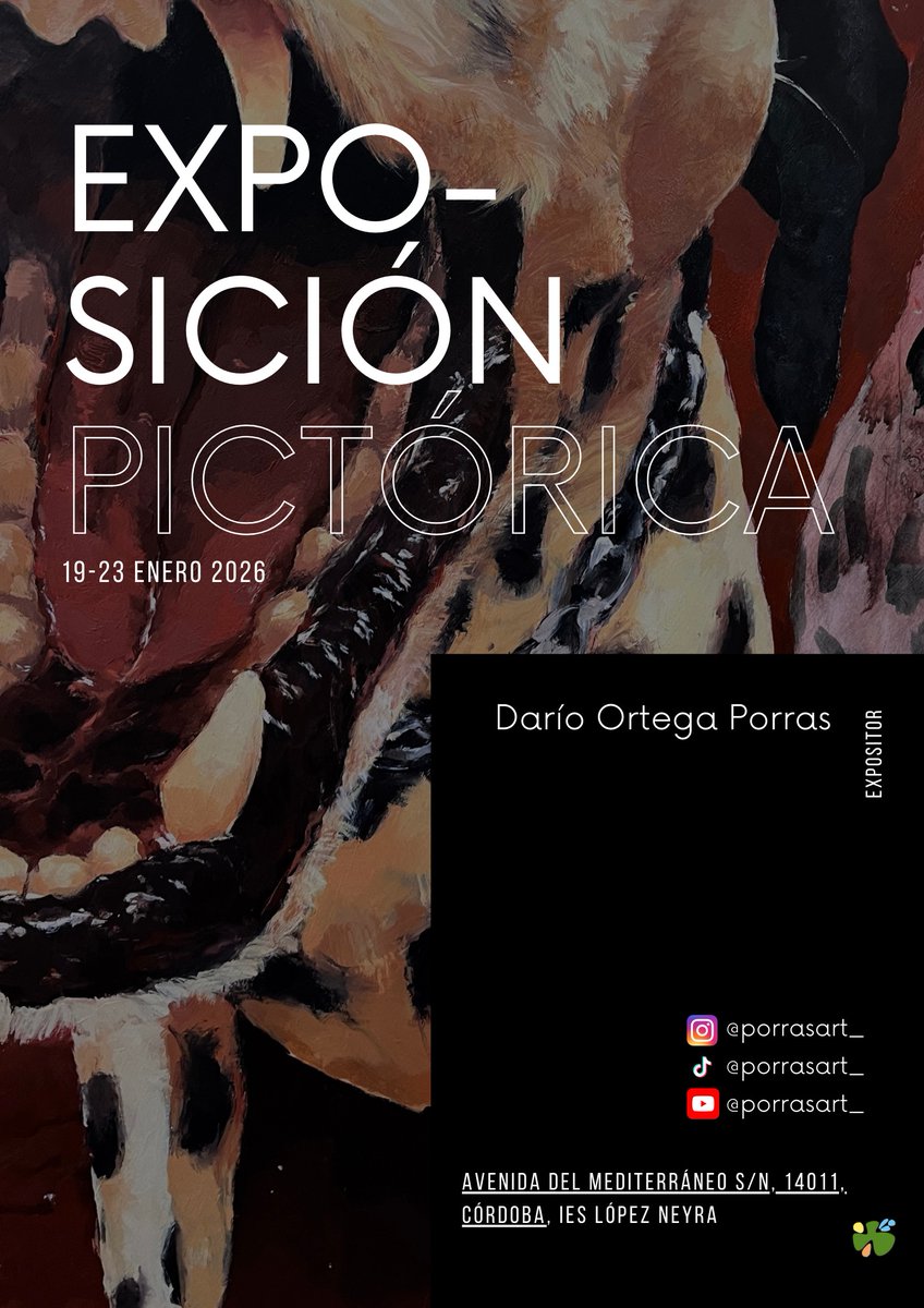 Exposición de Dario Ortega Porras, alumno del <a href="/IESLopez_Neyra/">IES López-Neyra</a>: Se trata de una muestra de su obra a  lápiz y óleo. Ya está todo organizado para que todos podamos  verla. Es una maravilla fruto del esfuerzo y la constancia. Esperamos que disfrutéis de la visita. 🎨🖌️👨‍🎨