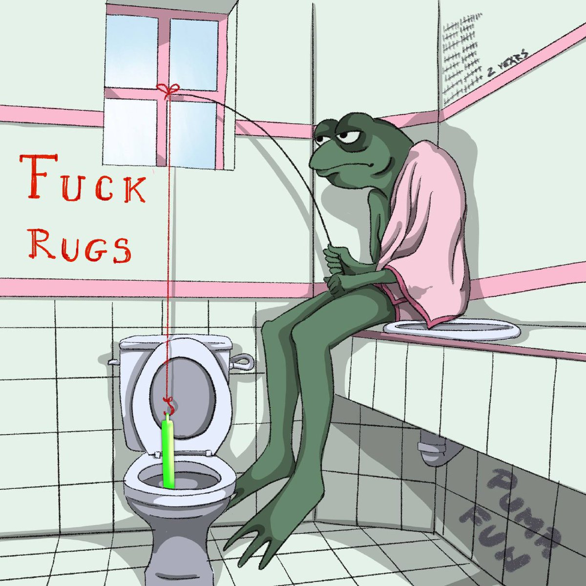 <a href="/mrpunkdoteth/">Mrpunk.eth</a> As more rugs happen, more people will say "fuck rugs!"

Join a movement with its own frog character IP that reflects everyone who got rugged.
$FRUG
EBnA9HbJkhRTP1n1ZCkZzNCGjLssRWTetBFL9nzPpump