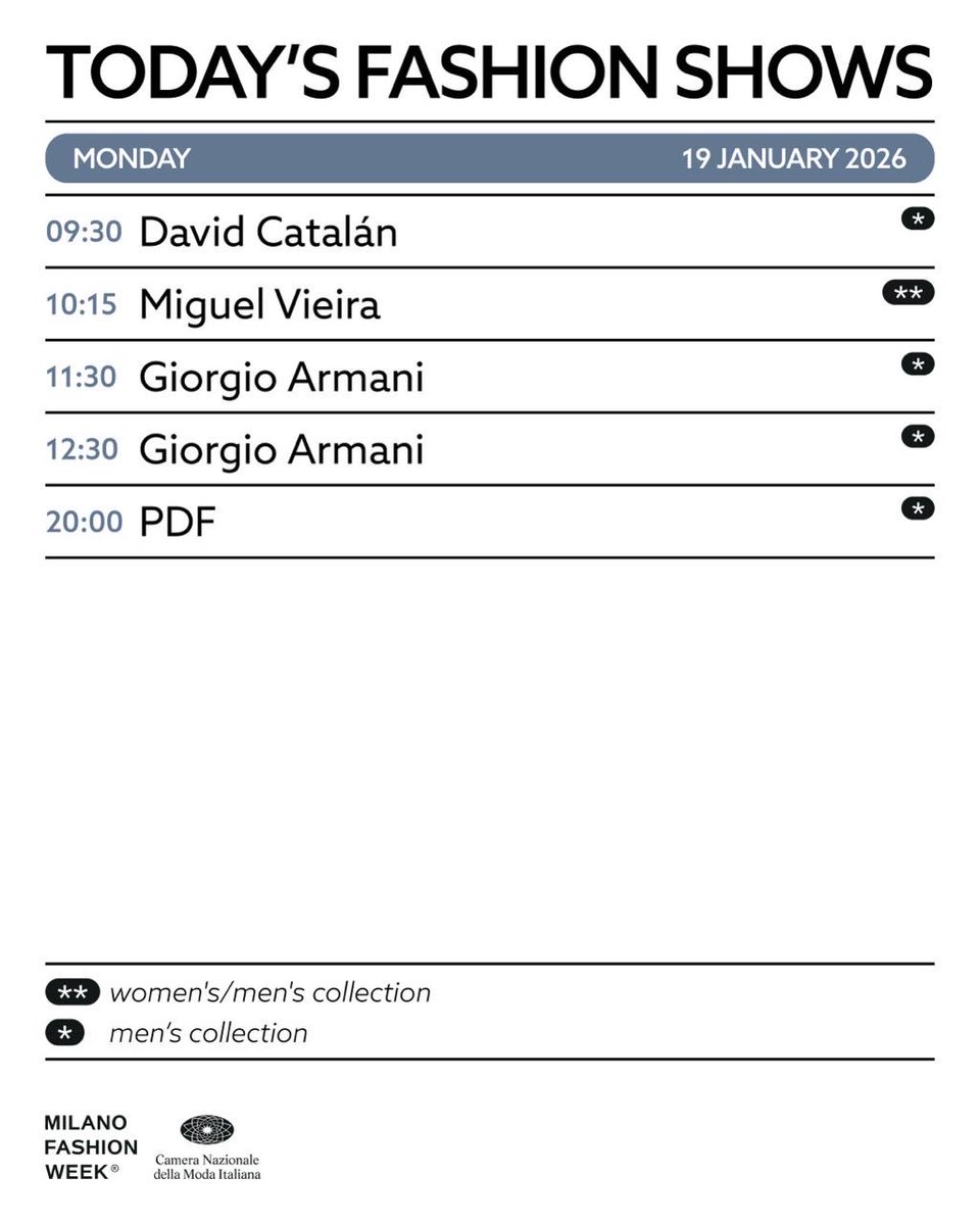 Milano Fashion Week tweet media