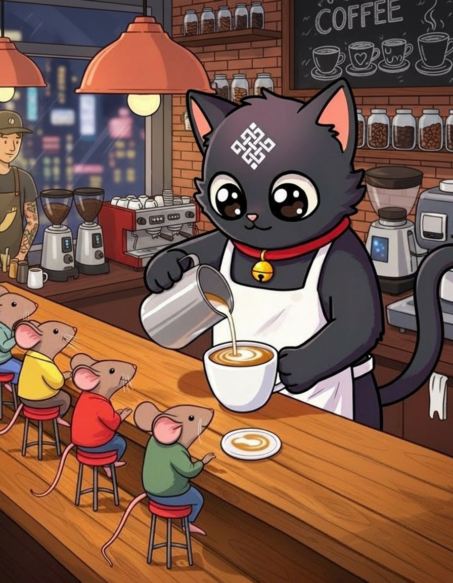 Ceasefire for a cup of latte. ☕🐾
<a href="/ritualnet/">Ritual</a>
<a href="/ritualfnd/">Ritual Foundation</a>

<a href="/joshsimenhoff/">Josh (❖,❖)</a> 
<a href="/0xMadScientist/">Stefan | Mad Scientist (❖,❖)</a> 
<a href="/Jez_Cryptoz/">Jez ritual/acc (❖,❖)</a> 
<a href="/ritualcommunity/">Ritualist (❖,❖)</a> 
<a href="/dunken9718/">dunken(ritual/acc) (❖,❖)</a>