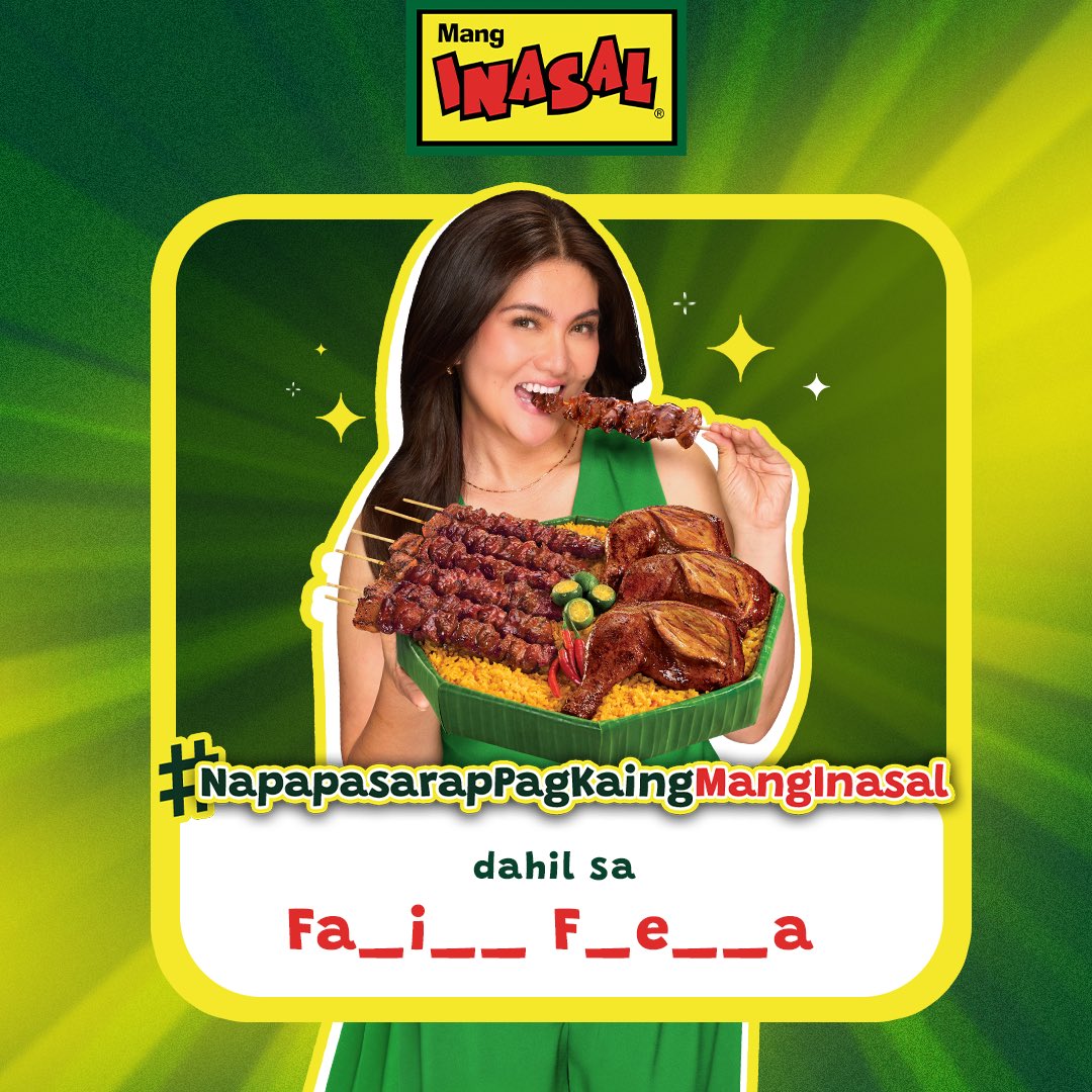 MangInasalPH's tweet image. What’s your guess bakit #NapapasarapPagKaingMangInasal ang ating mga idol! 🧐

#ILoveMangInasal 💚💛